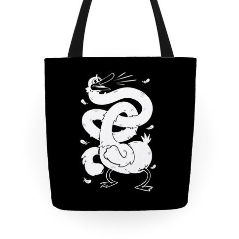 HONKTOBER: Rubber Hose Goose Tote Bag